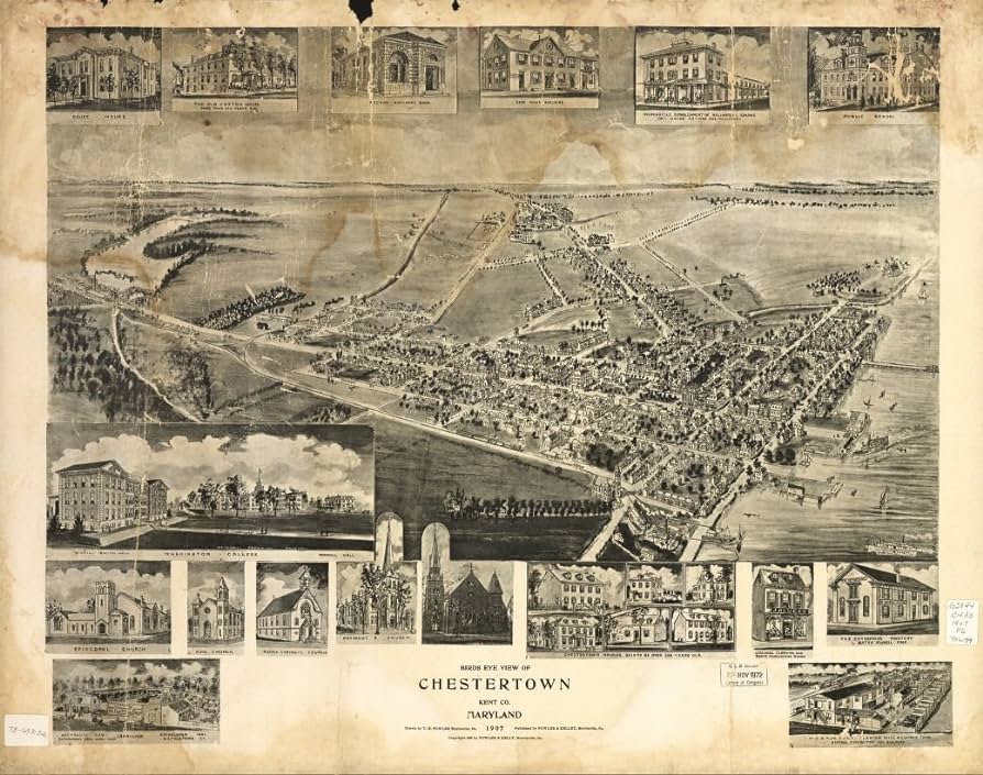 Historic Map of Chestertown
